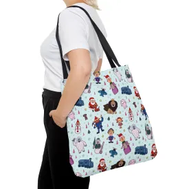 Misfit Christmas Inspired Fan Art Hand Drawn Tote Bag Canvas Gift