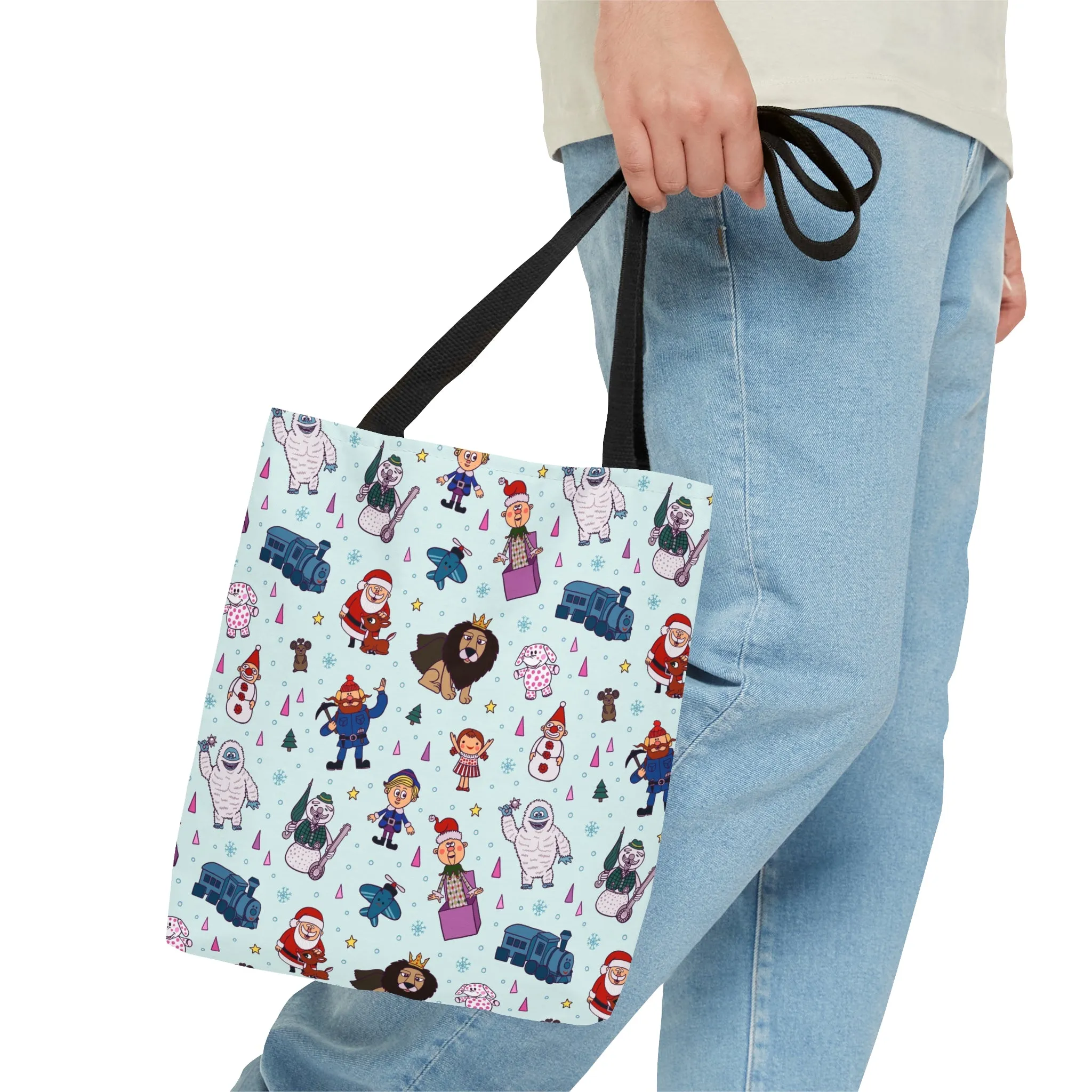 Misfit Christmas Inspired Fan Art Hand Drawn Tote Bag Canvas Gift