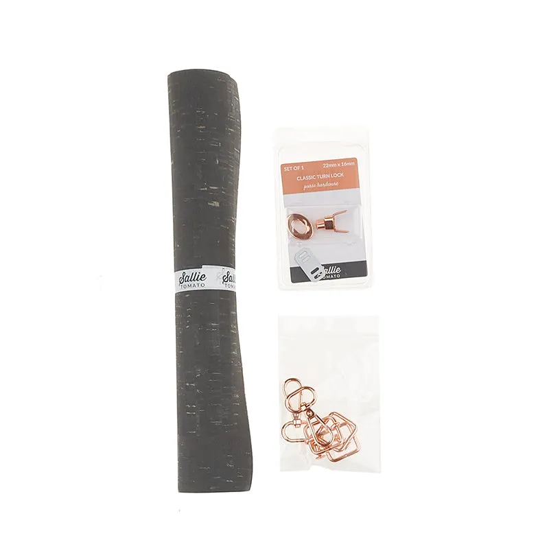 Monroe Clutch and Card Case Kit - Rustic Mineral Cork