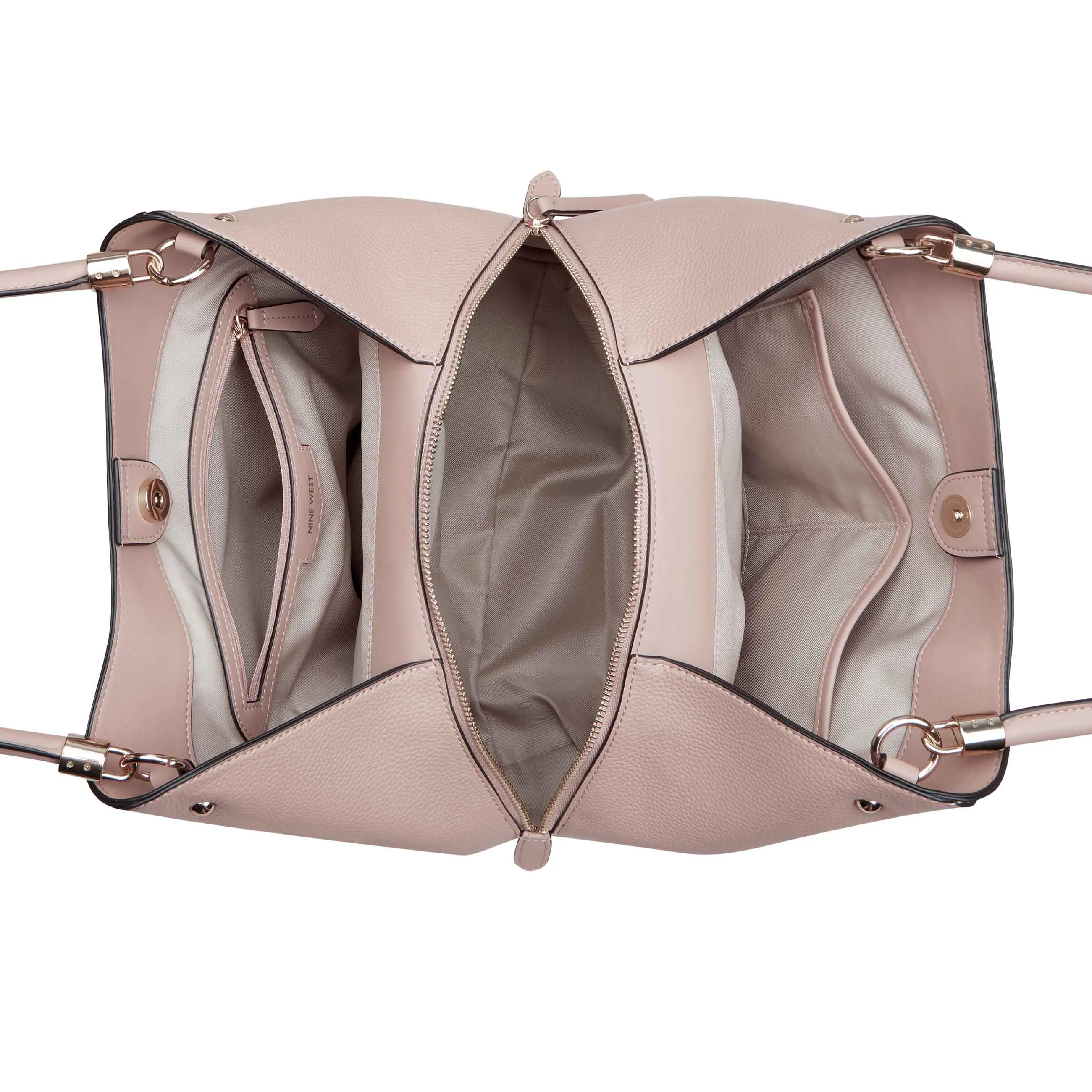 Nine West Etta Jet Set Carryall Tote Handbag