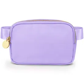 Nylon Belt Bag - Purple Fanny Pack For Women - Crossbody Bag Waist Pack Bum Bag