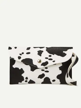 Ombre Flap Clutch Bag