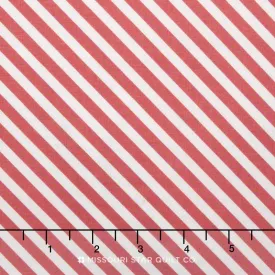 On Trend - Trend Stripe Raspberry Yardage