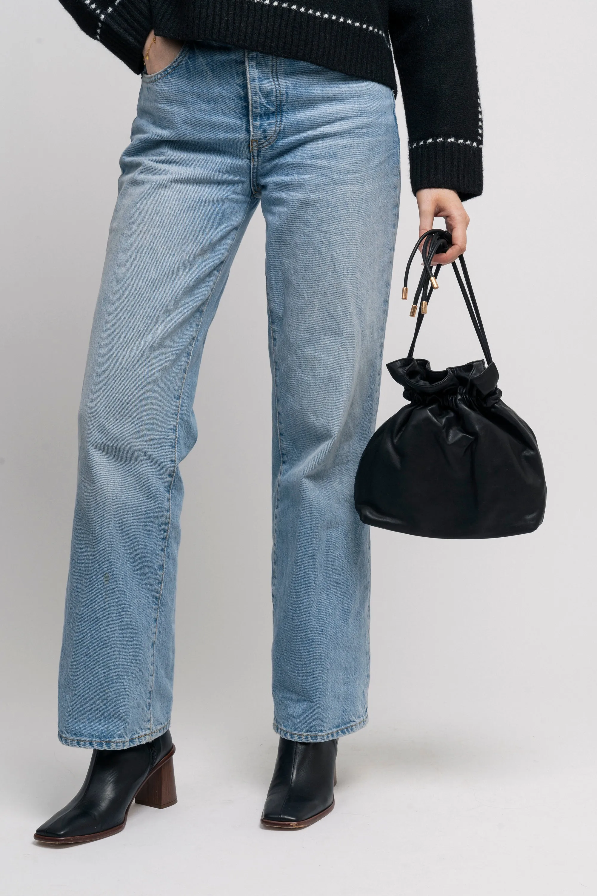 Phoebecc Mini Tie Bag - Black