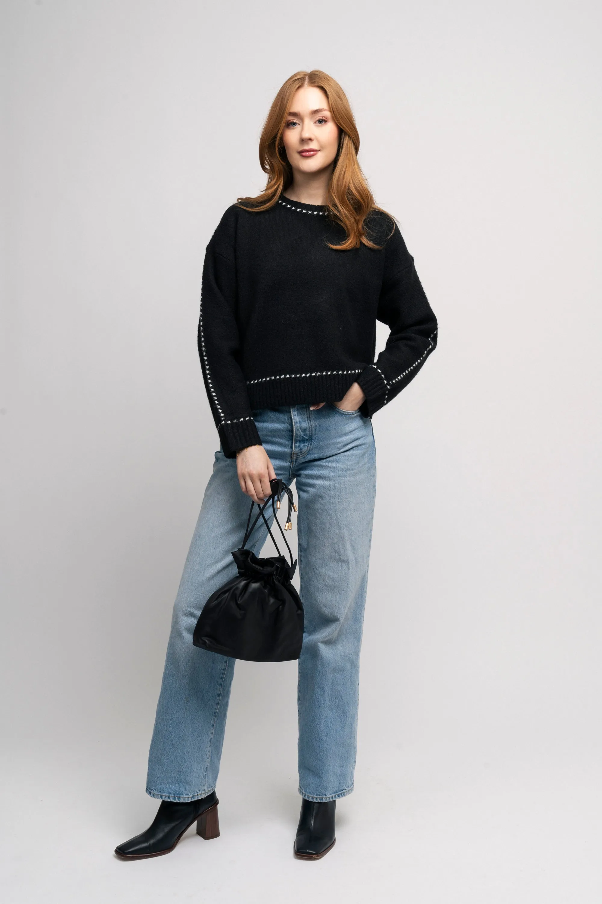 Phoebecc Mini Tie Bag - Black