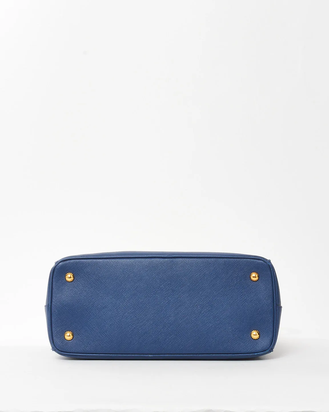 Prada Navy Blue Saffiano Leather Medium Galleria Tote Bag