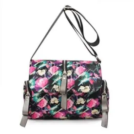 Print Nylon Crossbody Bag