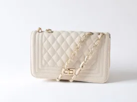 Pu Leather Quilted Fashion Bag