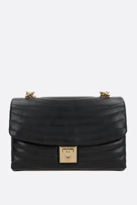 Quilted Leather Medium Shoulder Bag