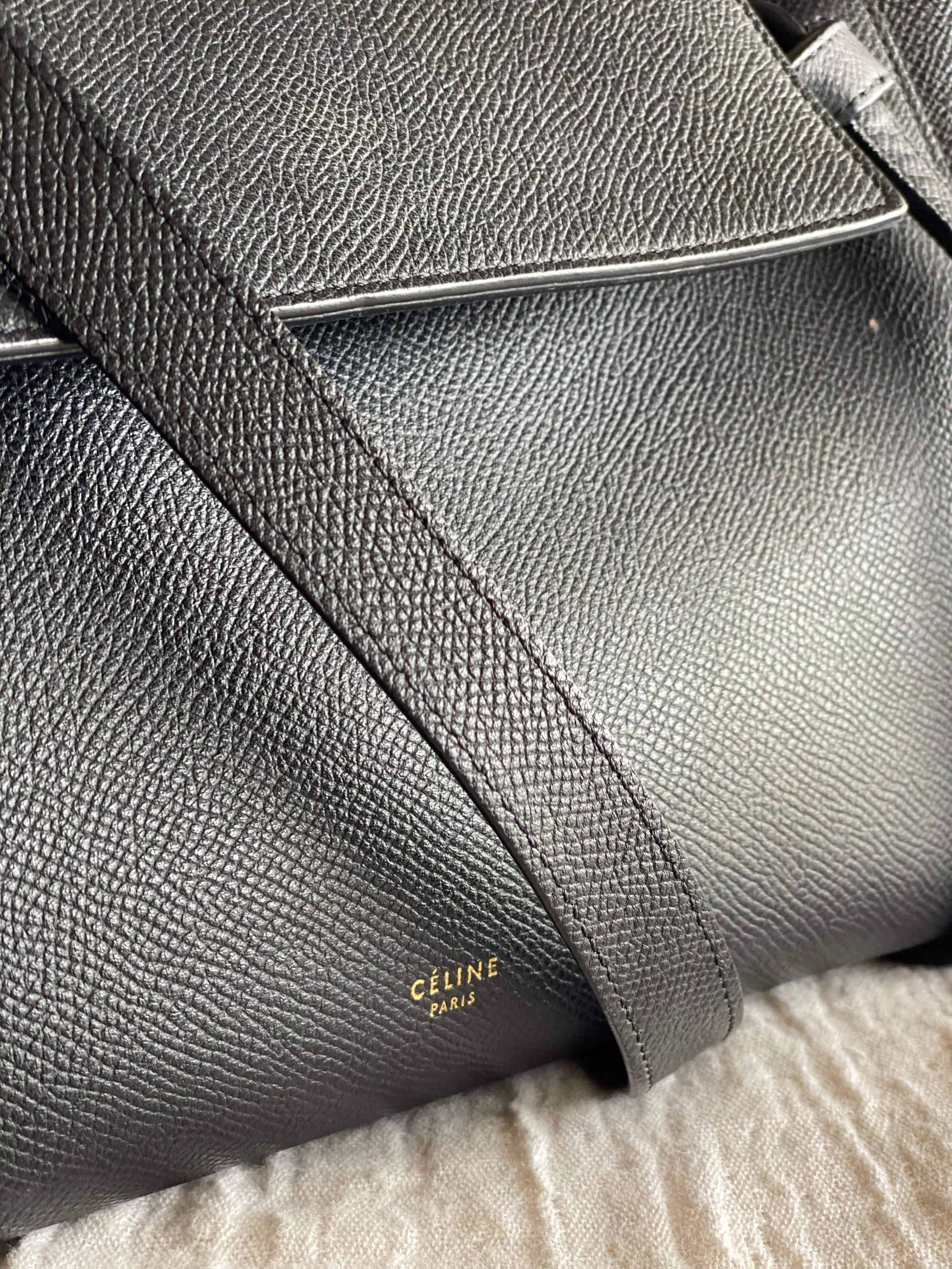 "Mini Belt Bag in Grained Calfskin"