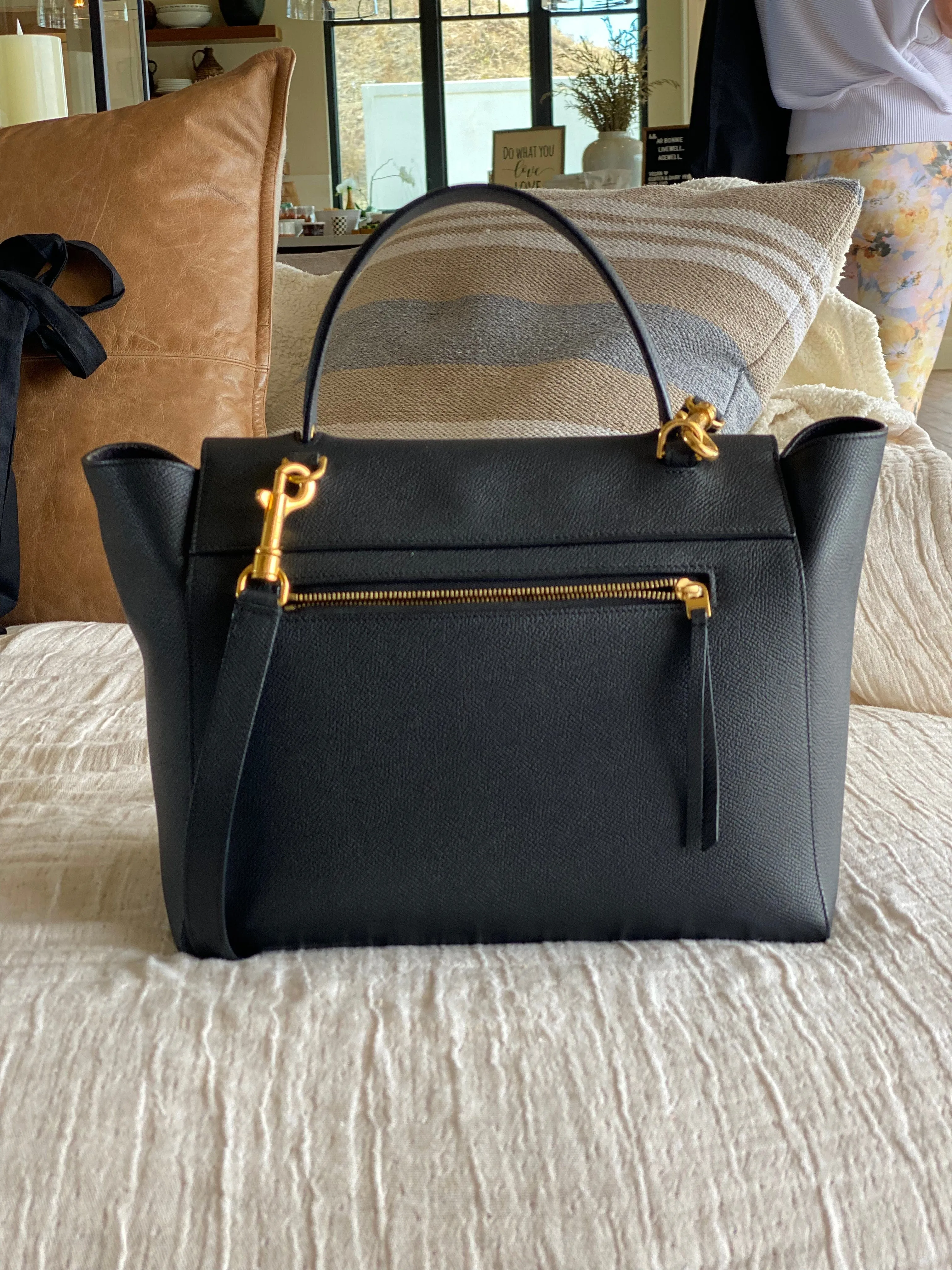 "Mini Belt Bag in Grained Calfskin"