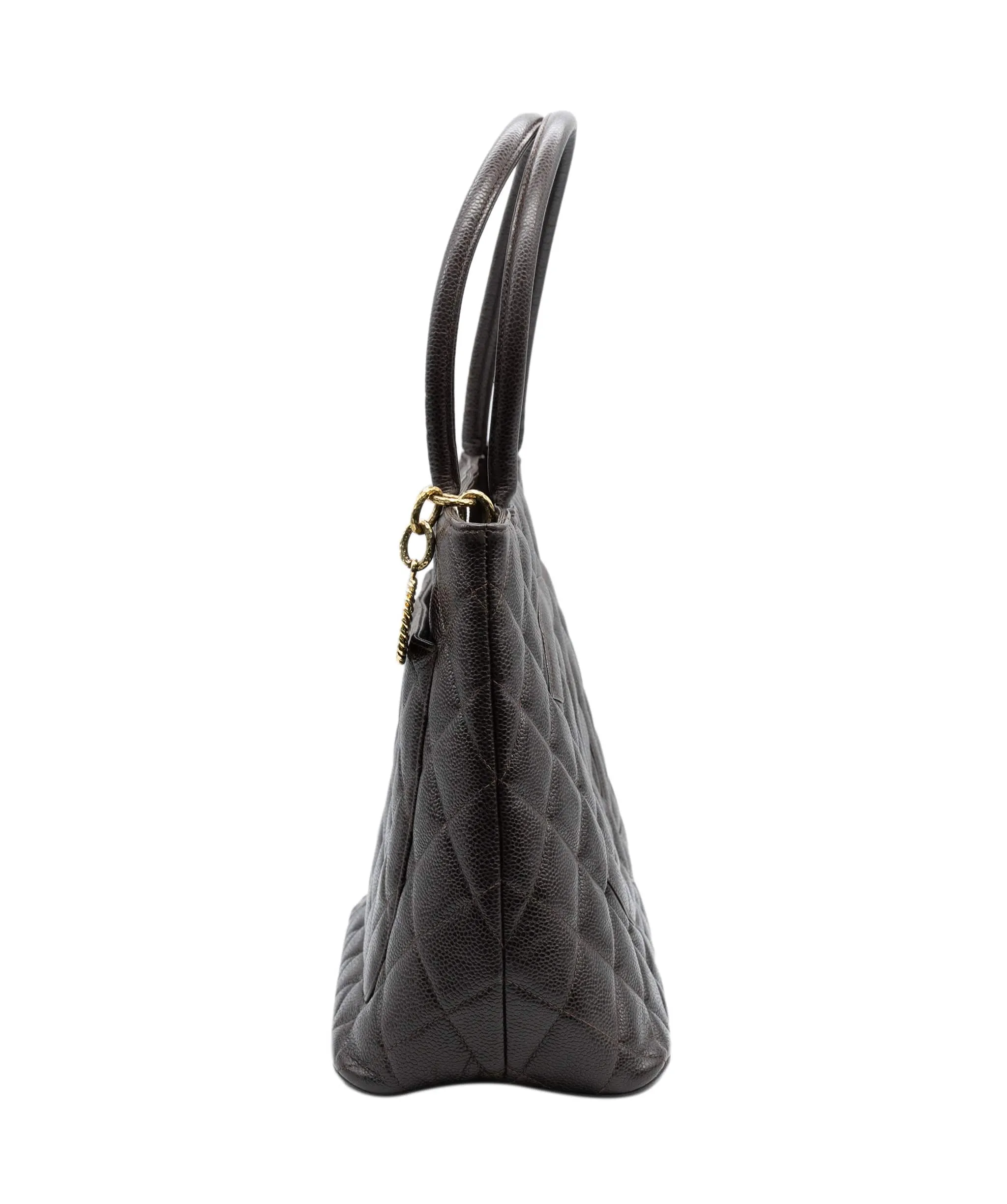 Reserved for Shop Shops Giveaway Chanel Medallion Bag Brown ALL0287