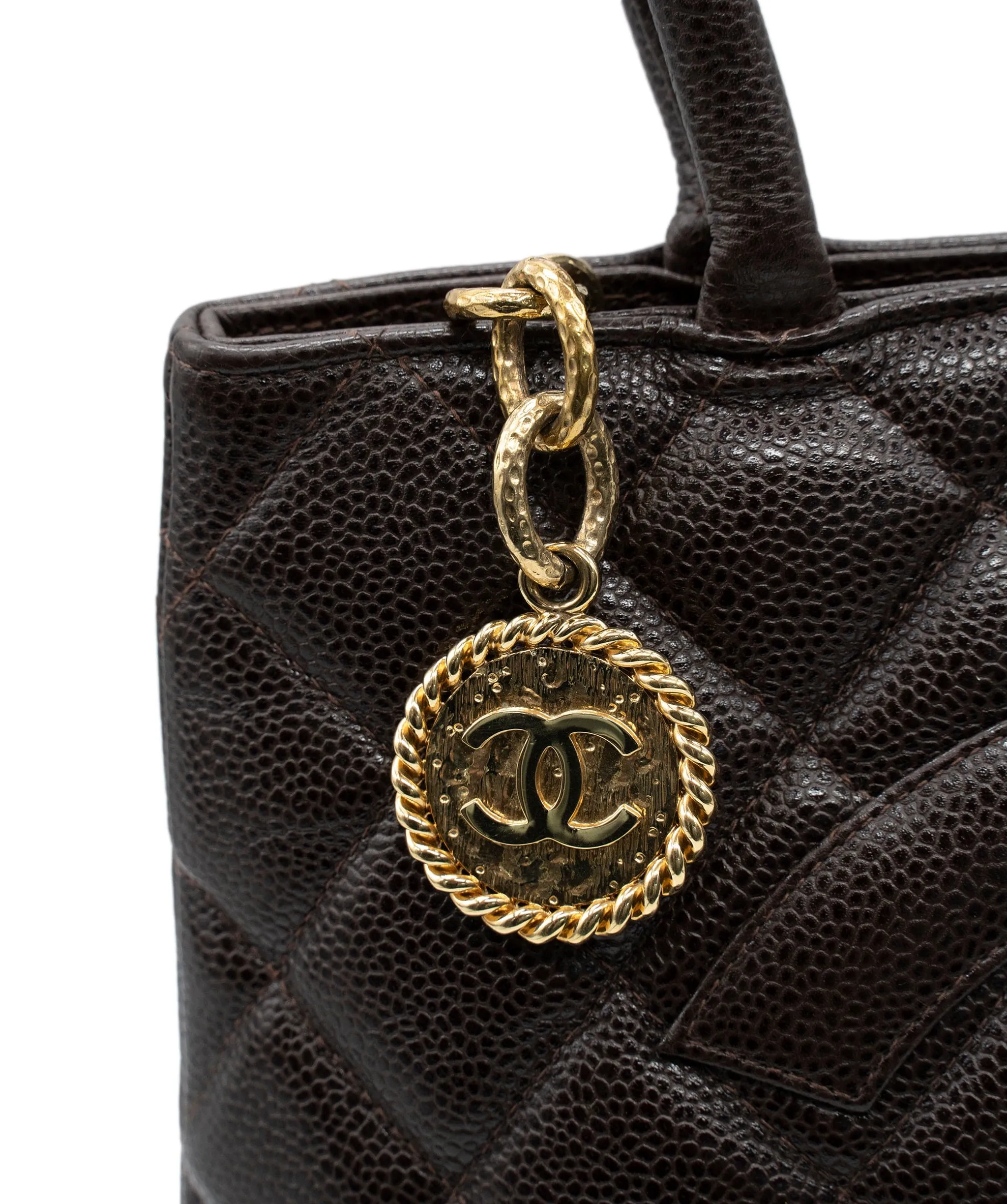 Reserved for Shop Shops Giveaway Chanel Medallion Bag Brown ALL0287