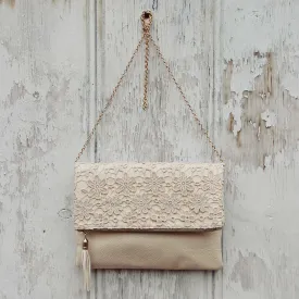 Sage & Lace Tote in Cream
