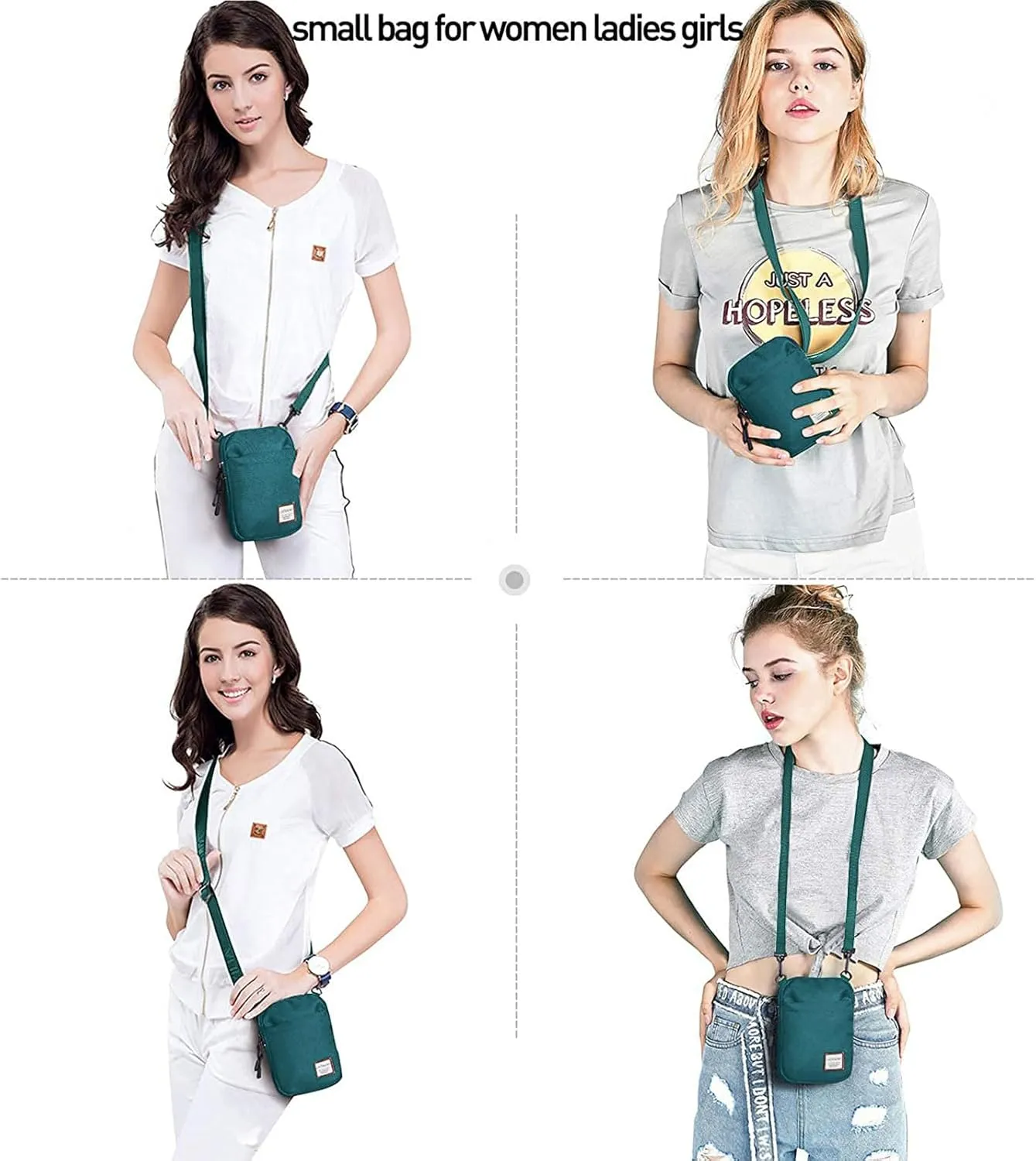 SEAFEW Mini Crossbody Bag Shoulder Bag for Men, Small Messenger Satchel Bag for Women
