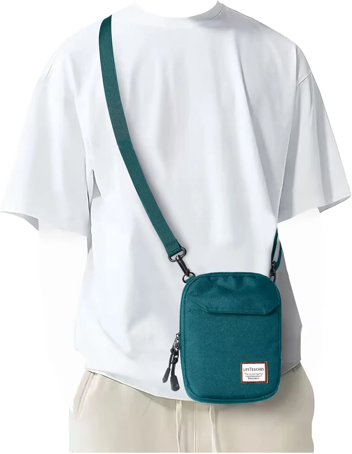 SEAFEW Mini Crossbody Bag Shoulder Bag for Men, Small Messenger Satchel Bag for Women