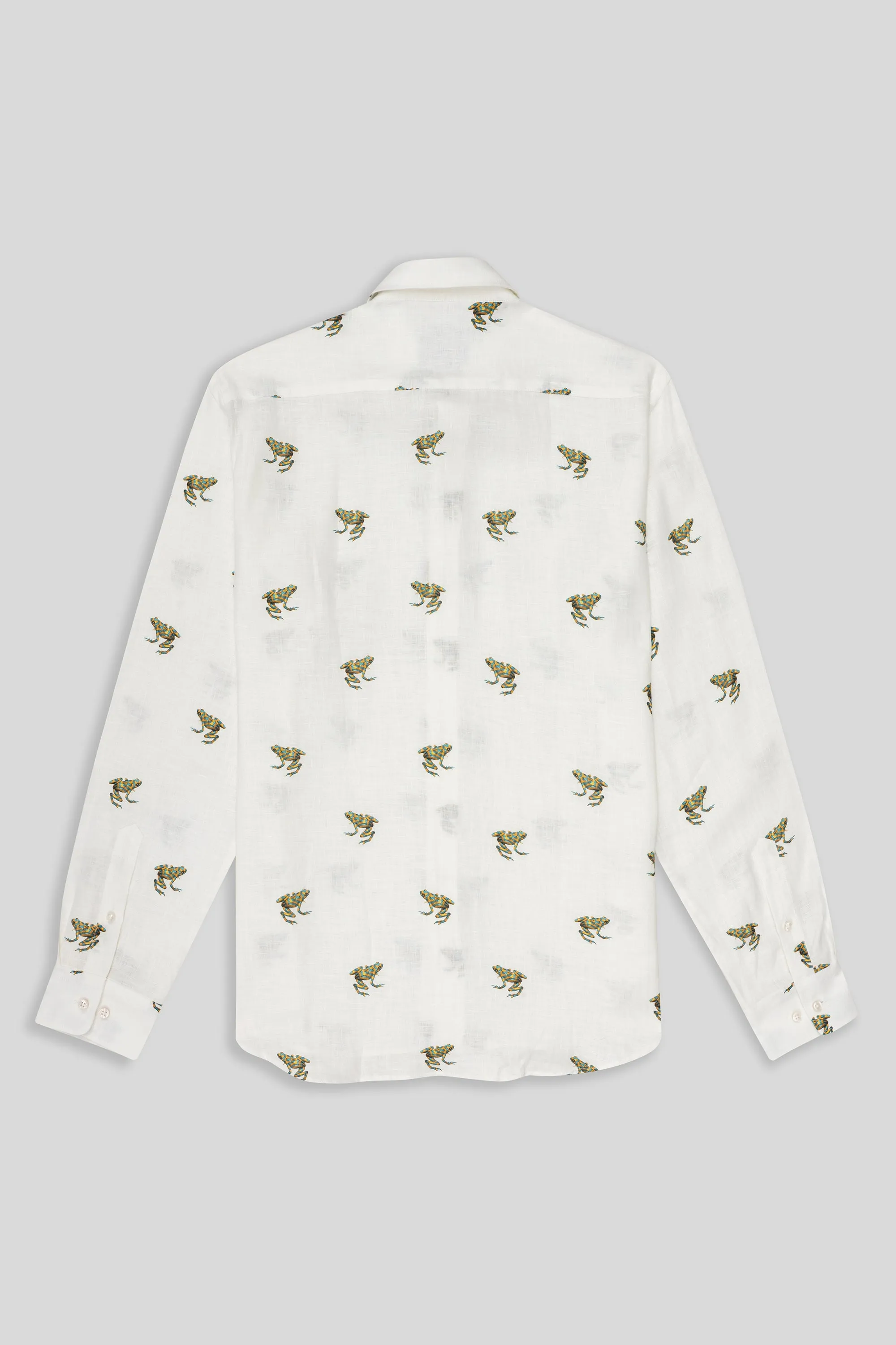 separate frogs linen shirt yellow