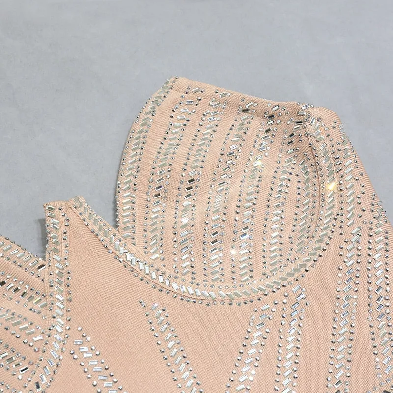 Shani Bandage Rhinestone Dress