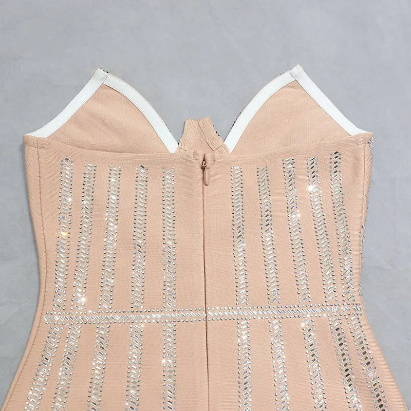Shani Bandage Rhinestone Dress