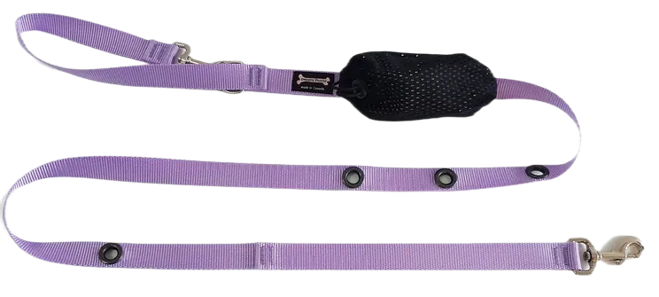 Smoochy Poochy Hands Free Leash - Lavender