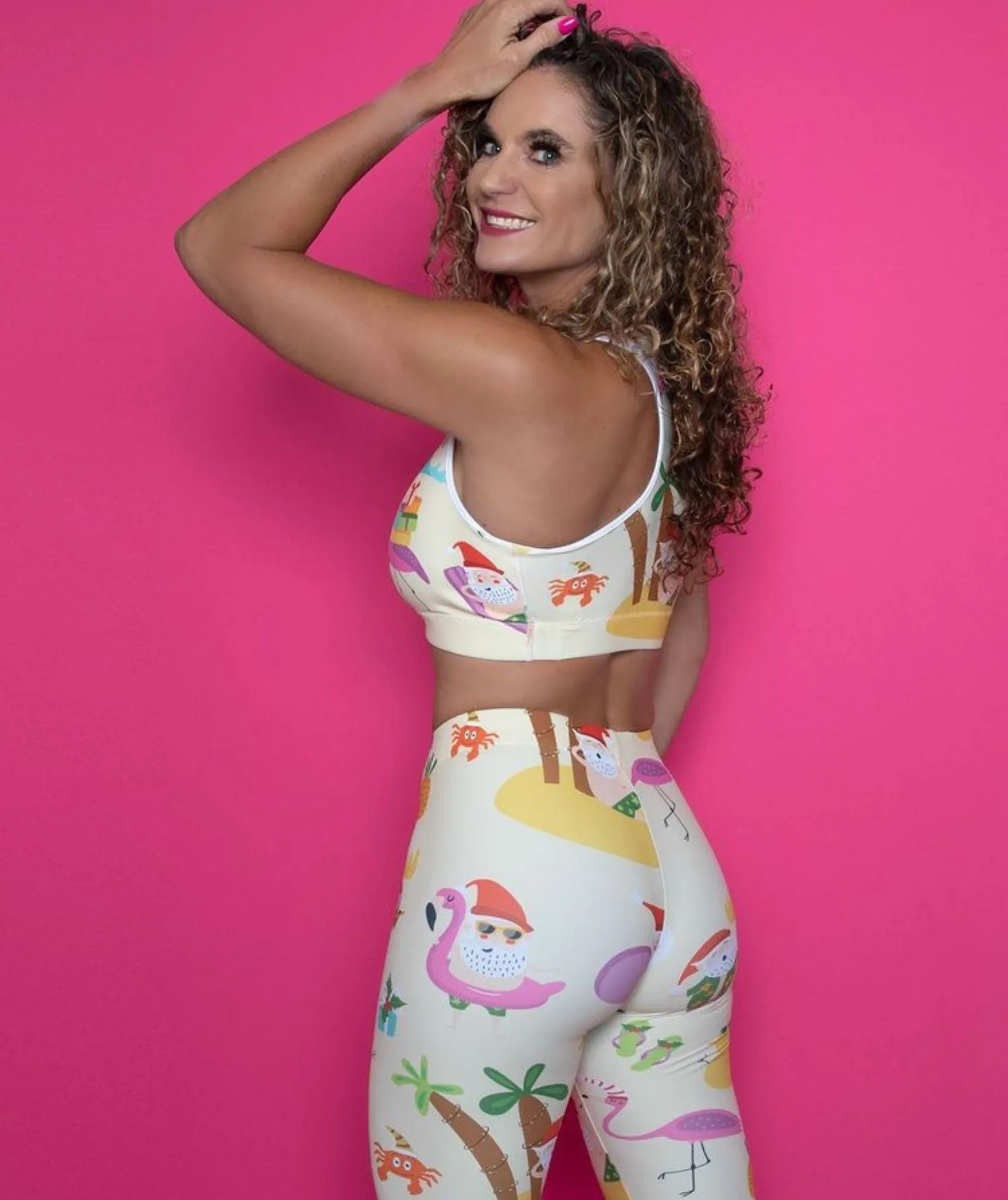 Summery Christmas Sports Bra