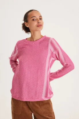 Summery Copenhagen Shirt O Long Sleeve  - Fuchsia Rose