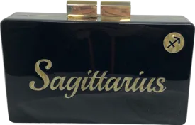 Urania Gazelli Black Saggitarius Zodiac Box Clutch bag