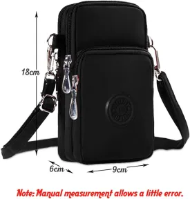 WITERY Women Mini Crossbody Bag Purse Wrist Cell Phone Bag Womens Shoulder Handbag Multiple pocket Wallet for Ladies