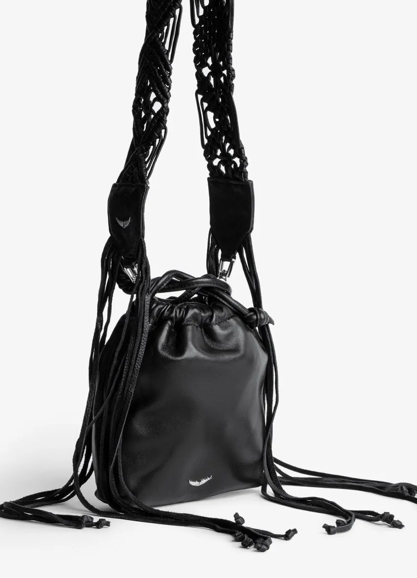 Zadig & Voltaire Rock To Go Leather Macrame