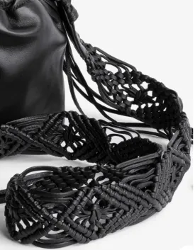 Zadig & Voltaire Rock To Go Leather Macrame